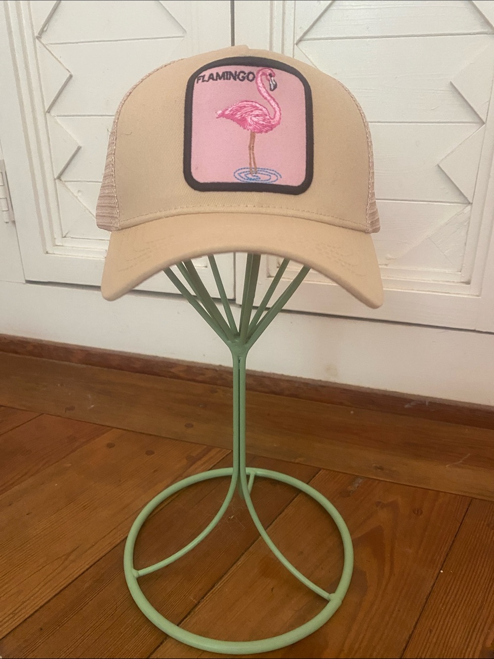 Flamingo Trucker Patch Hat